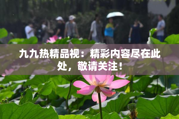 九九热精品视：精彩内容尽在此处，敬请关注！
