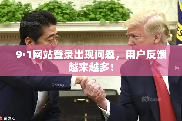9·1网站登录出现问题，用户反馈越来越多！
