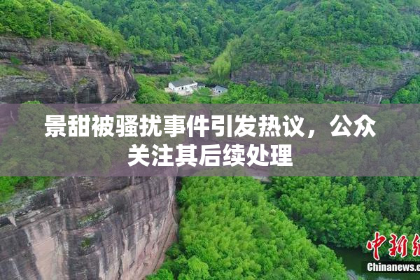 景甜被骚扰事件引发热议，公众关注其后续处理