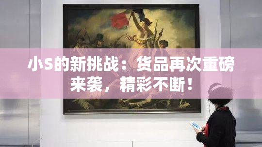 小S的新挑战：货品再次重磅来袭，精彩不断！