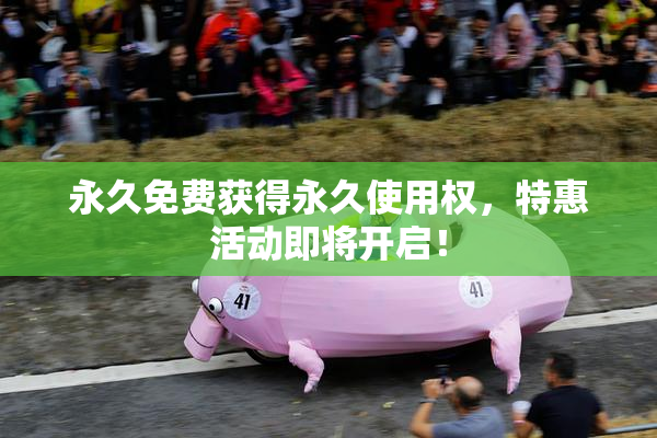 永久免费获得永久使用权，特惠活动即将开启！