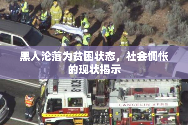 黑人沦落为贫困状态，社会惆怅的现状揭示
