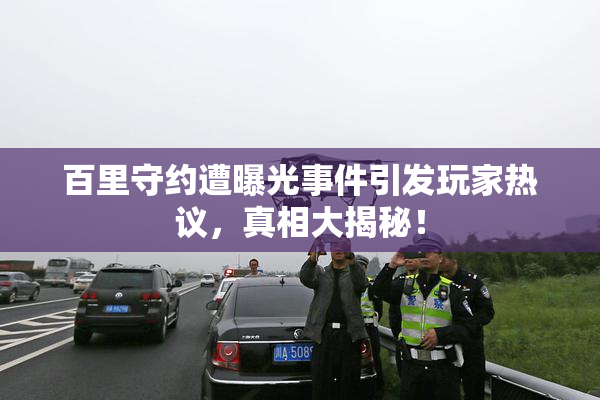 百里守约遭曝光事件引发玩家热议，真相大揭秘！