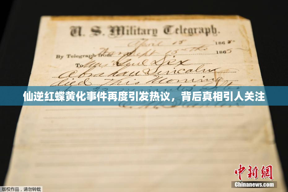 仙逆红蝶黄化事件再度引发热议，背后真相引人关注