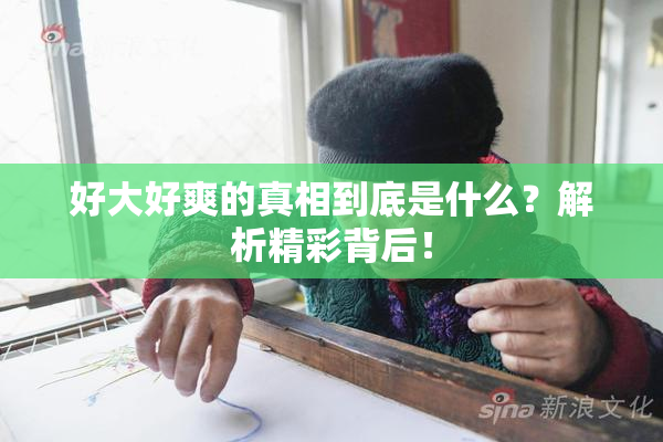 好大好爽的真相到底是什么？解析精彩背后！