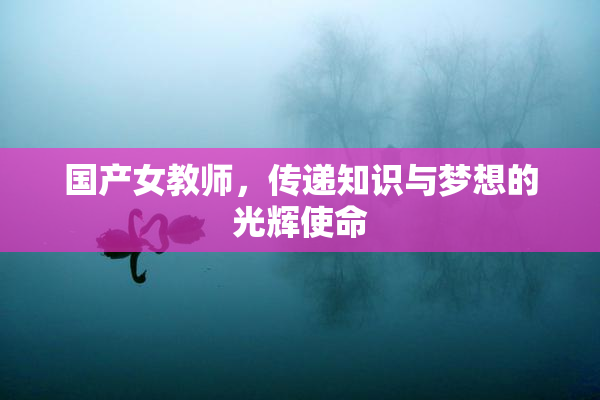 国产女教师，传递知识与梦想的光辉使命