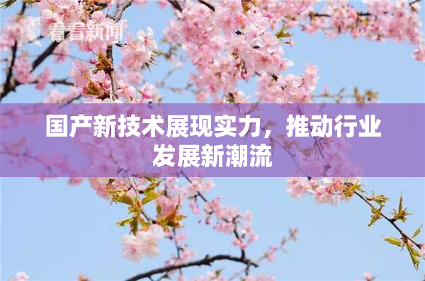 国产新技术展现实力，推动行业发展新潮流