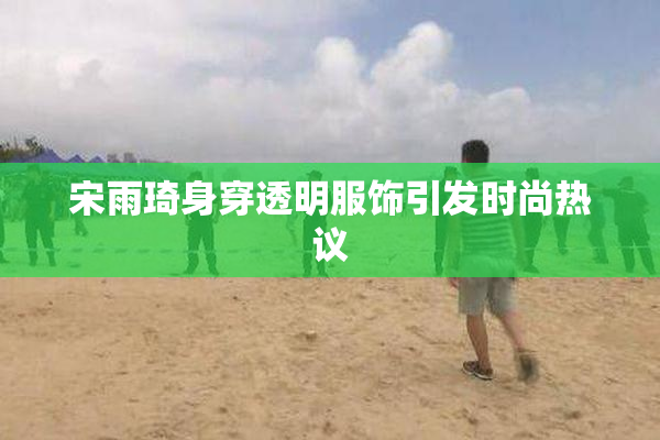 宋雨琦身穿透明服饰引发时尚热议