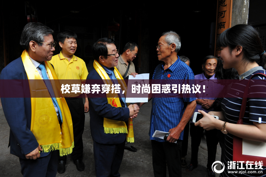 校草嫌弃穿搭，时尚困惑引热议！