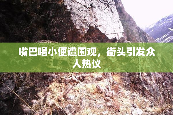 嘴巴喝小便遭围观，街头引发众人热议