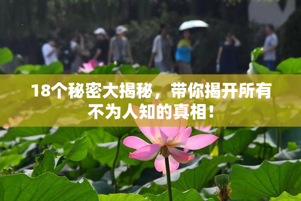 18个秘密大揭秘，带你揭开所有不为人知的真相！
