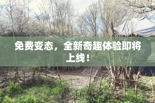免费变态，全新奇趣体验即将上线！