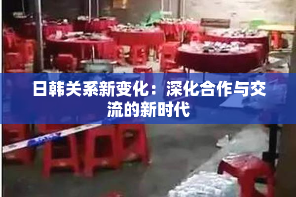 日韩关系新变化：深化合作与交流的新时代
