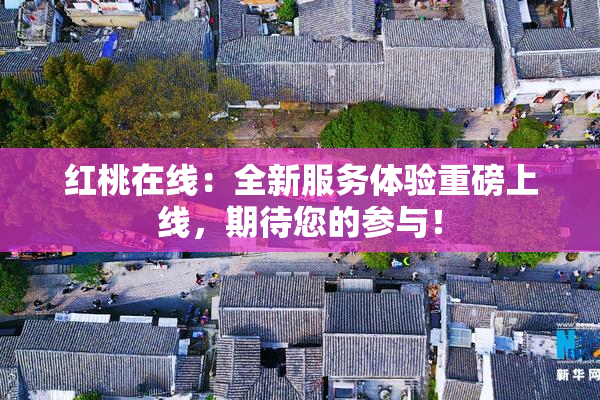 红桃在线：全新服务体验重磅上线，期待您的参与！