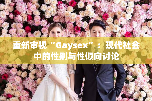 重新审视“Gaysex”：现代社会中的性别与性倾向讨论