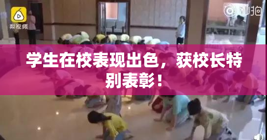 学生在校表现出色，获校长特别表彰！