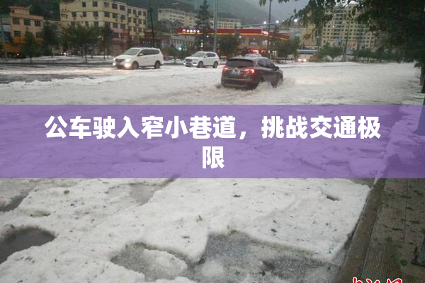 公车驶入窄小巷道，挑战交通极限
