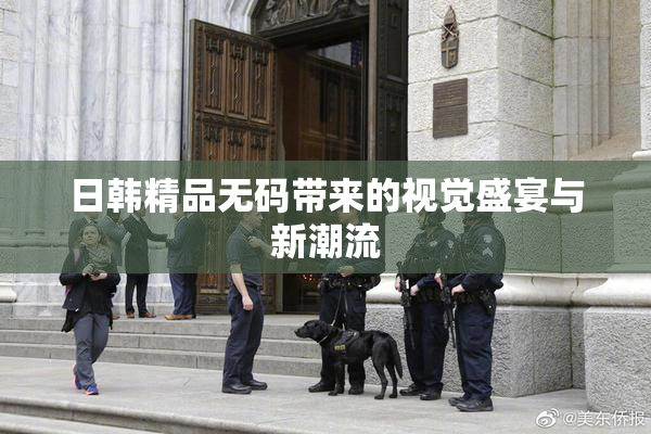 日韩精品无码带来的视觉盛宴与新潮流