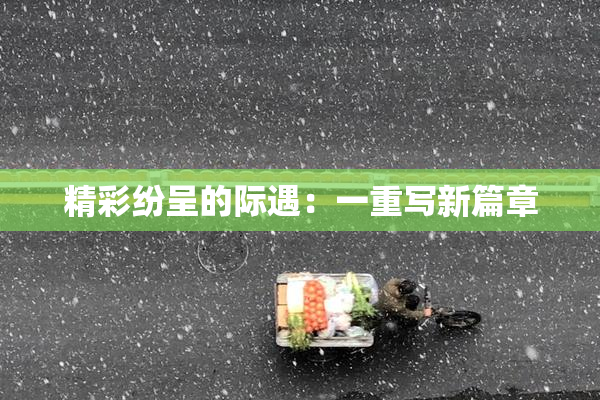 精彩纷呈的际遇：一重写新篇章