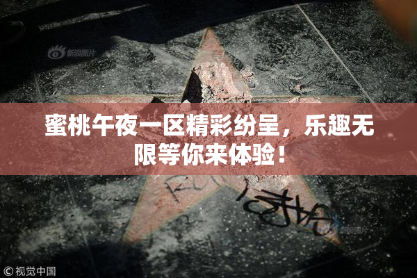 蜜桃午夜一区精彩纷呈，乐趣无限等你来体验！