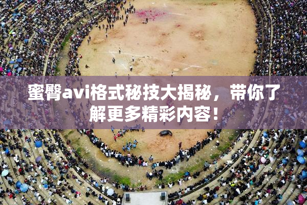 蜜臀avi格式秘技大揭秘，带你了解更多精彩内容！