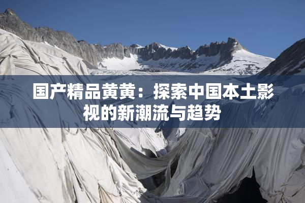 国产精品黄黄：探索中国本土影视的新潮流与趋势
