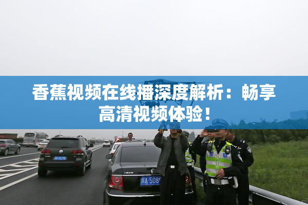 香蕉视频在线播深度解析：畅享高清视频体验！