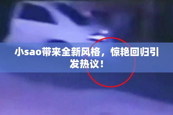 小sao带来全新风格，惊艳回归引发热议！