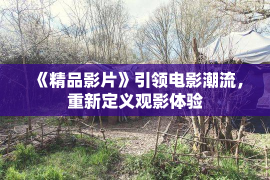 《精品影片》引领电影潮流，重新定义观影体验