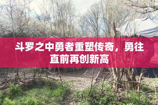斗罗之中勇者重塑传奇，勇往直前再创新高