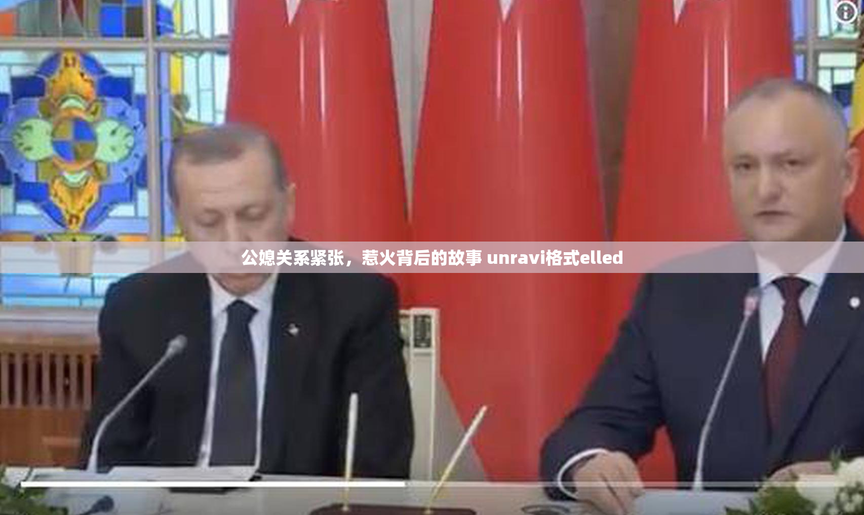 公媳关系紧张，惹火背后的故事 unravi格式elled