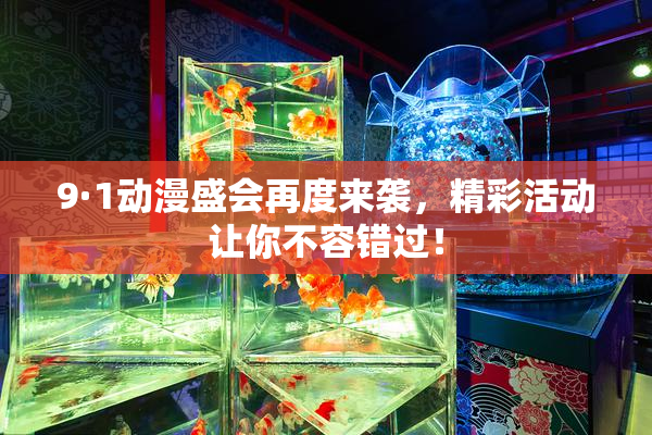9·1动漫盛会再度来袭，精彩活动让你不容错过！