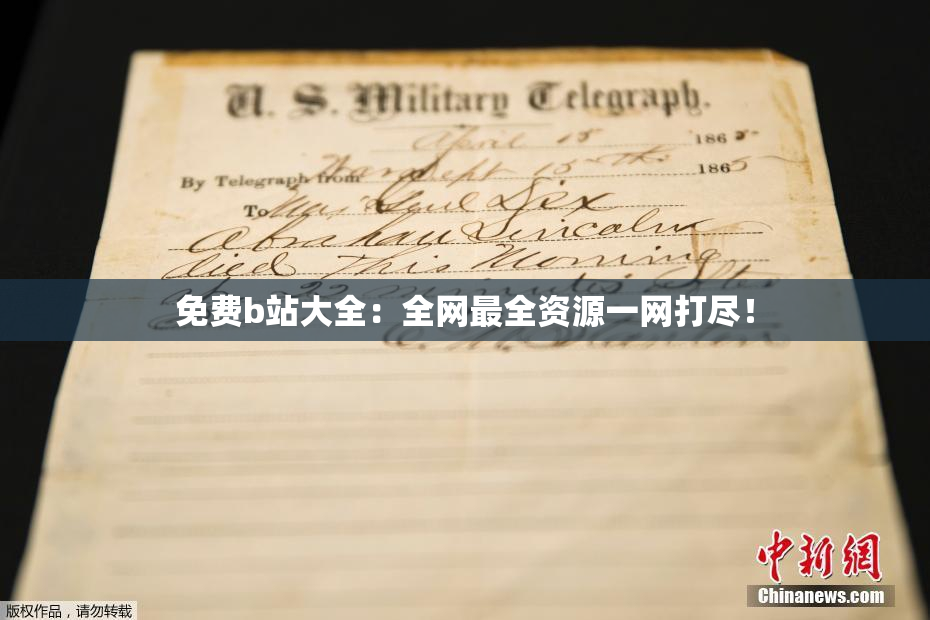 免费b站大全：全网最全资源一网打尽！