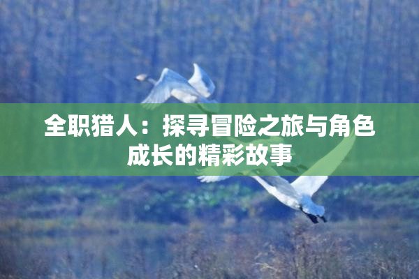 全职猎人：探寻冒险之旅与角色成长的精彩故事