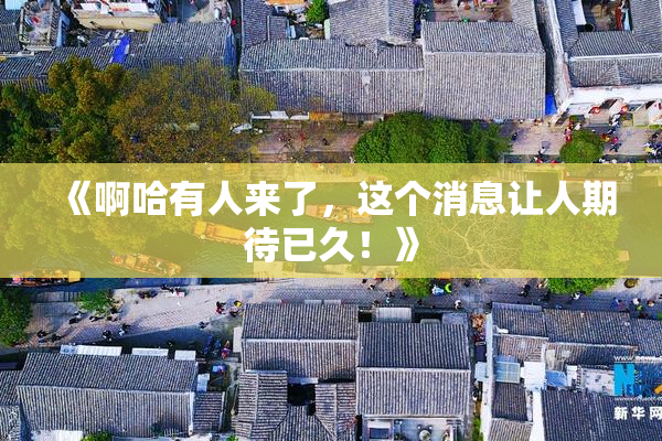 《啊哈有人来了，这个消息让人期待已久！》