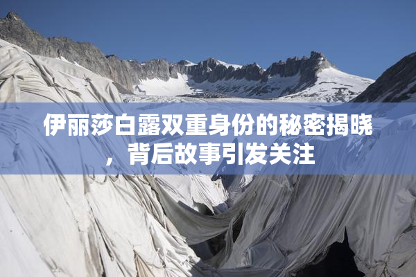 伊丽莎白露双重身份的秘密揭晓，背后故事引发关注