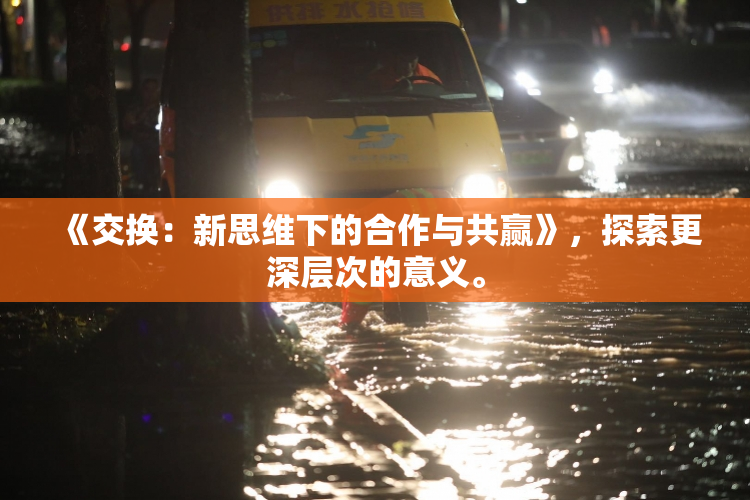 《交换：新思维下的合作与共赢》，探索更深层次的意义。