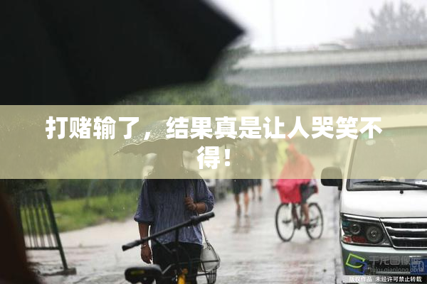 打赌输了，结果真是让人哭笑不得！