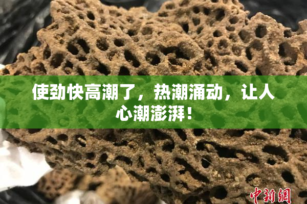 使劲快高潮了，热潮涌动，让人心潮澎湃！
