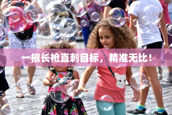 一根长枪直刺目标，精准无比！