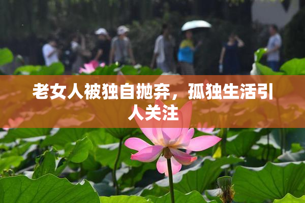 老女人被独自抛弃，孤独生活引人关注