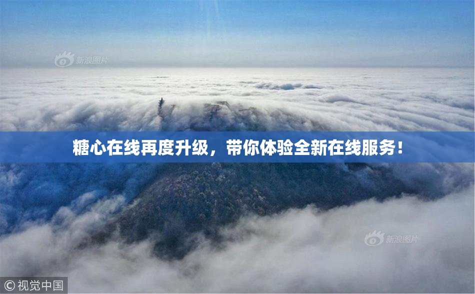 糖心在线再度升级，带你体验全新在线服务！