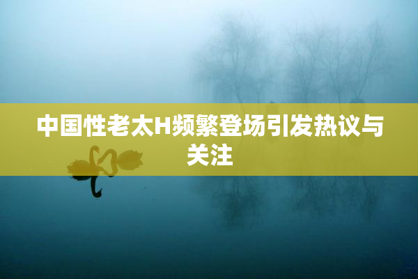 中国性老太H频繁登场引发热议与关注