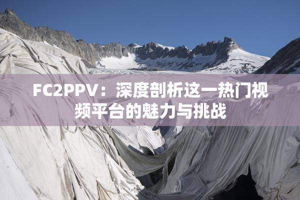 FC2PPV：深度剖析这一热门视频平台的魅力与挑战