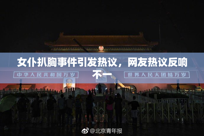 女仆扒胸事件引发热议，网友热议反响不一