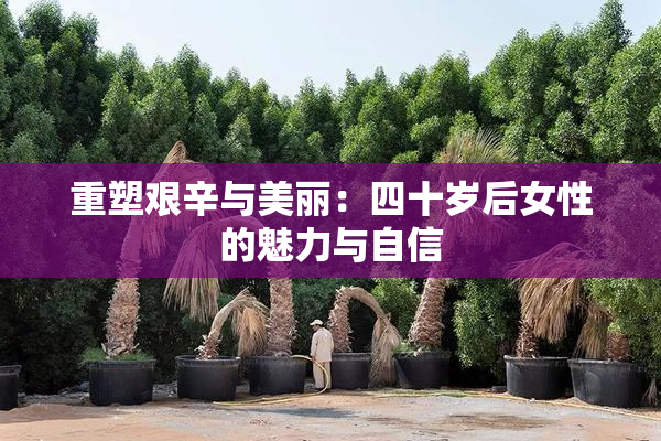 重塑艰辛与美丽：四十岁后女性的魅力与自信