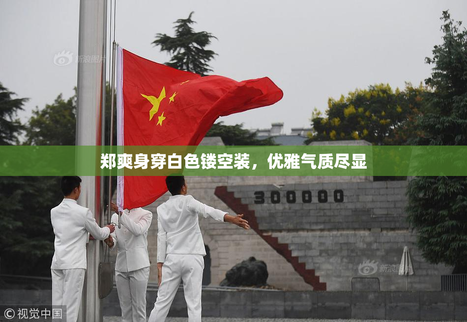 郑爽身穿白色镂空装，优雅气质尽显