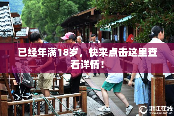 已经年满18岁，快来点击这里查看详情！
