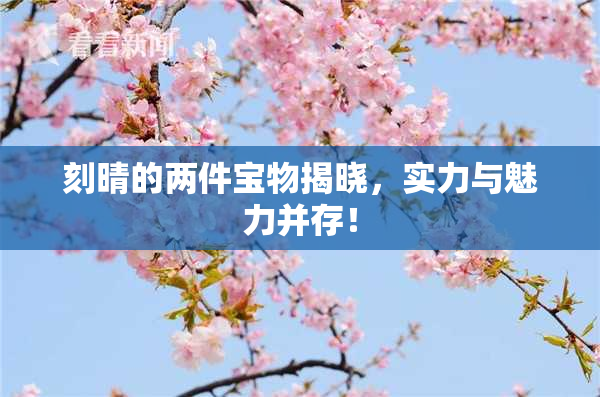 刻晴的两件宝物揭晓，实力与魅力并存！