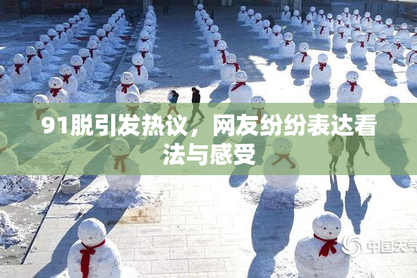 91脱引发热议，网友纷纷表达看法与感受